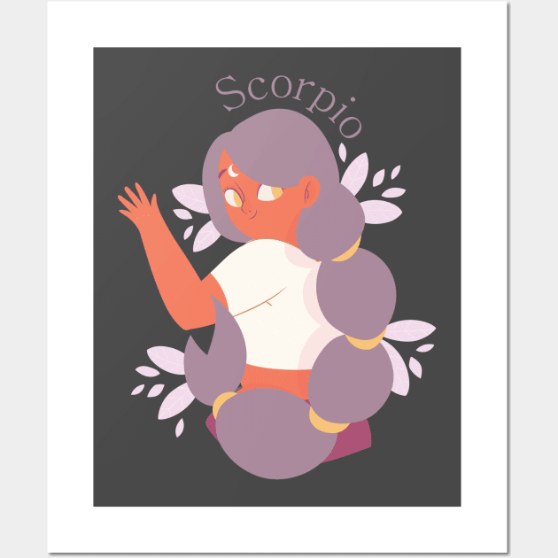 Scorpio Wall Art by gnomeapple